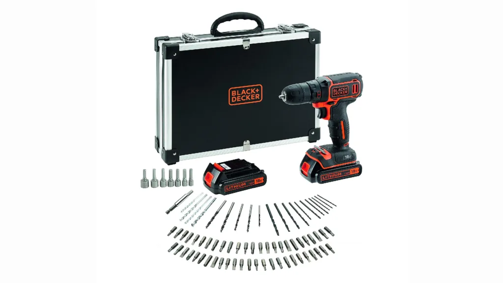 Aku bušilica 18V sa priborom DC18BAFC Black+Decker