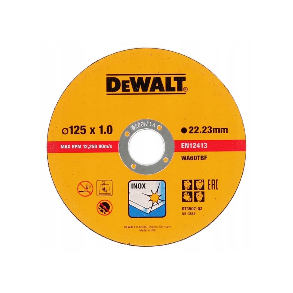 Rezna ploča inox 125x1mm 10/1 DT3507 DeWalt