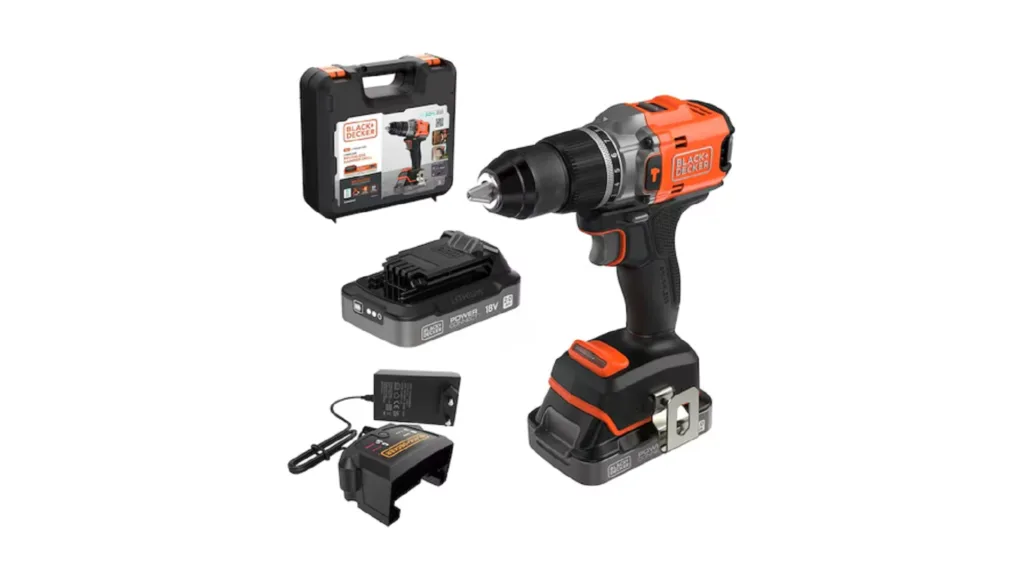 Aku udarna bušilica 18V 2Ah brushless BLD683D2XK Black+Decker