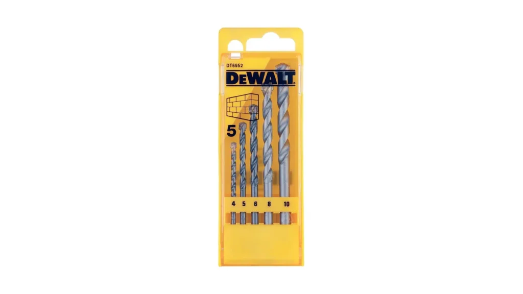 Set borera za beton 4,5,6,8,10 DT6952 DeWalt