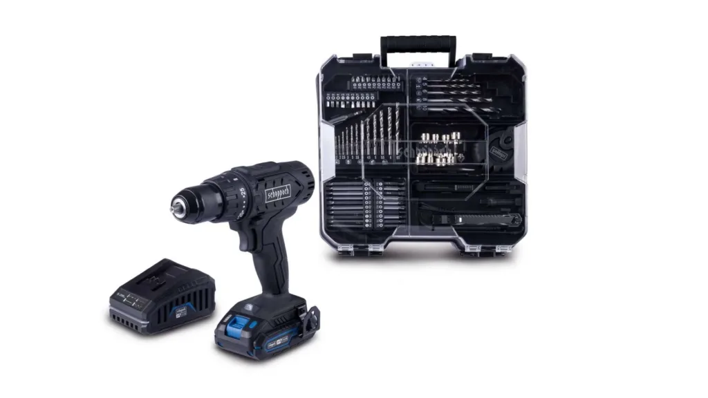 Aku bušilica sa 74-dijelnim priborom BLACK EDITION C-BSB74-1BE-X Scheppach