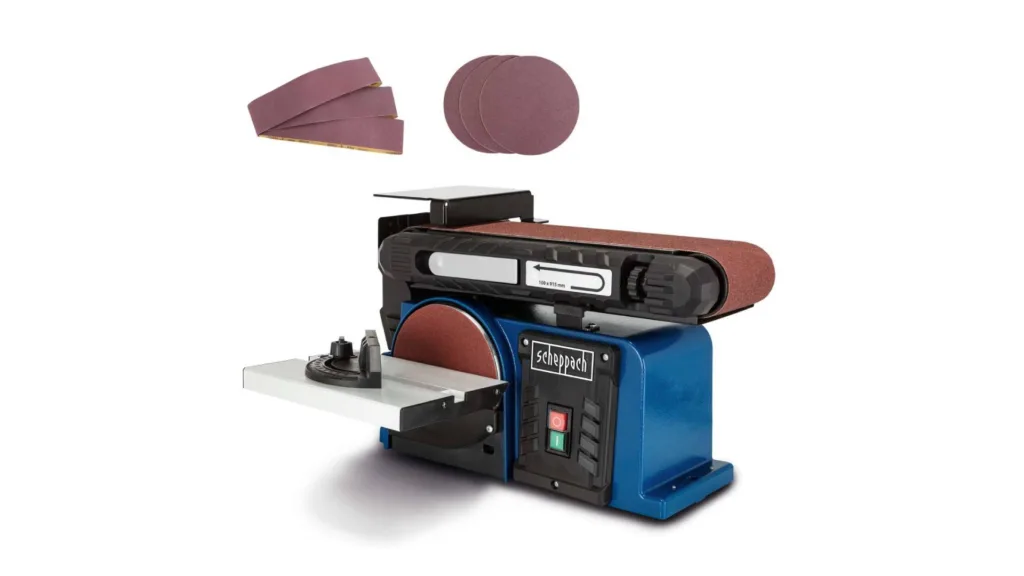 Stona brusilica sa trakom i diskom BTS900 Scheppach