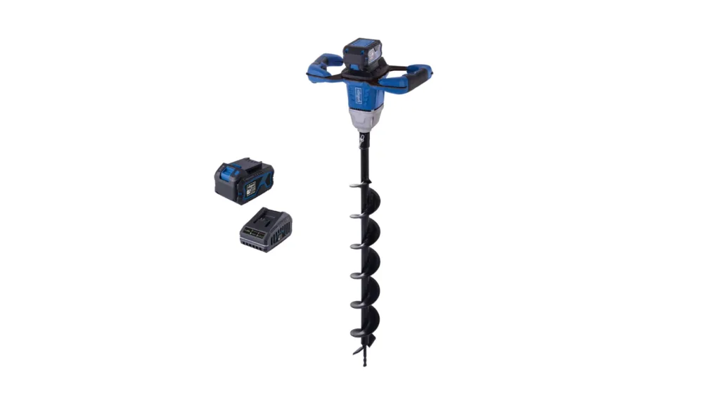 Aku bušač za zemlju IXES BC-EB100-X set L 1x4Ah Scheppach