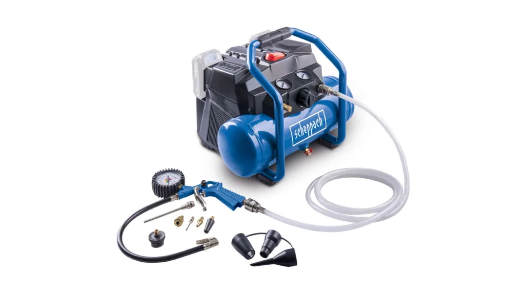 Aku kompresor C-ACT1606-X set 2.5 2x2Ah Scheppach