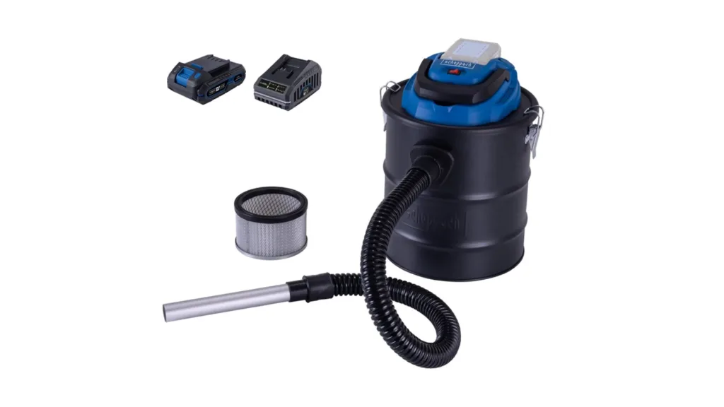 Aku usisivač za pepeo IXES C-AVC15-X set S 1x2Ah Scheppach