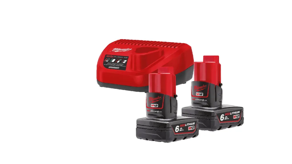 Set baterija M12 6.0Ah + punjač C12 C Milwaukee 