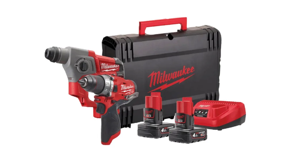 Set aku udarna bušilica M12 FPP2B-602X- aku čekić bušilica M12 CH-603X Milwaukee