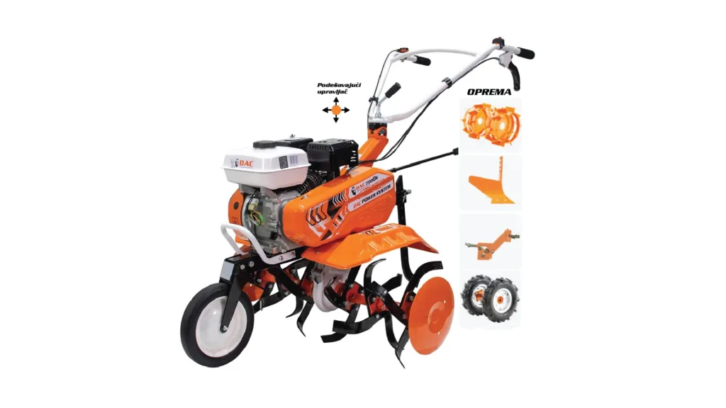 Kultivator motorni kopačica DAC 7000ACC2 Ruris