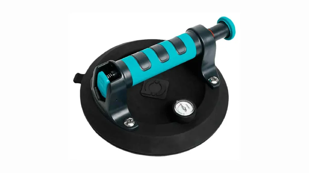 Vakumski nosač za grube površine sa pumpicom i regulatorom pritiska 8" SCVB8 Bihui