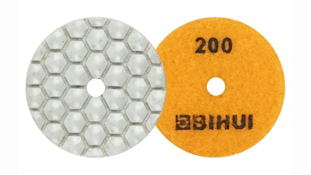 Brusni disk čičak 50 mm / gr. 200 za suho brušenje AGMPD3 Bihui