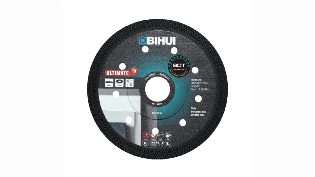 Dijamanta rezna ploča ULTIMATE MESH 125 x 1,4 x 10 mm DCAM125 Bihui
