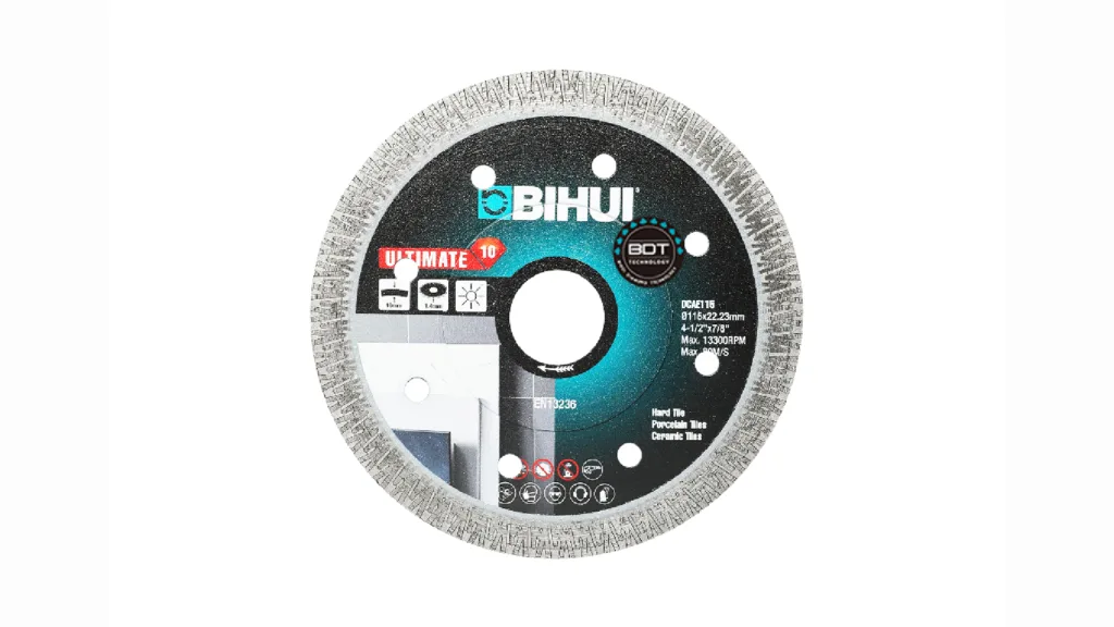 Dijamantna rezna ploča ULTIMATE 115 x 1,4 x 10 mm DCAE115 Bihui