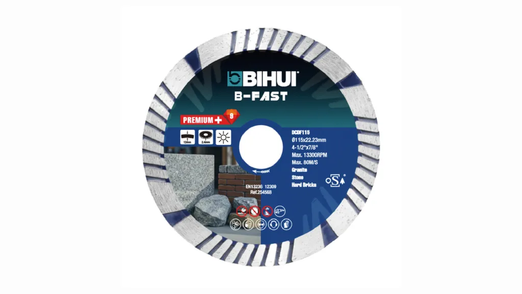 Dijamantna rezna ploča za kamen B-FAST 115 x 2,4 x 12 mm DCDF115 Bihui