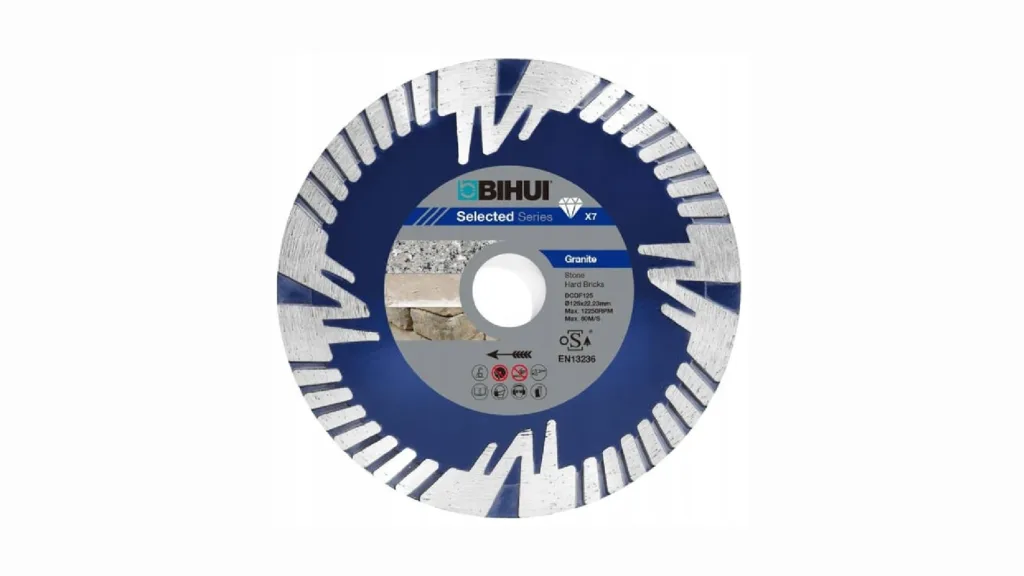 Dijamantna rezna ploča za kamen B-FAST 125 x 2,4 x 12 mm DCDF125 Bihui