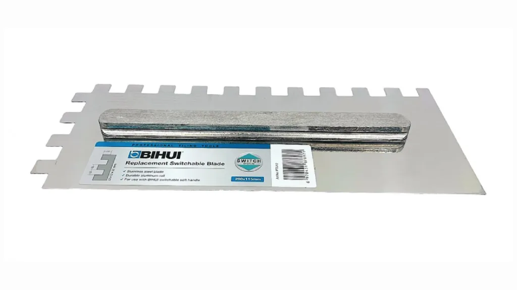 Oštrica za gleter nazubljeni 280 x 115 x 12 mm PTSJ12 Bihui