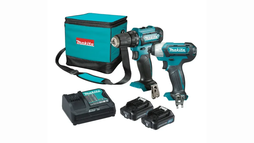 Set CLX224SA- DF333DZ, TD110DZ, DC10SB, BL1021Bx2, torba Makita