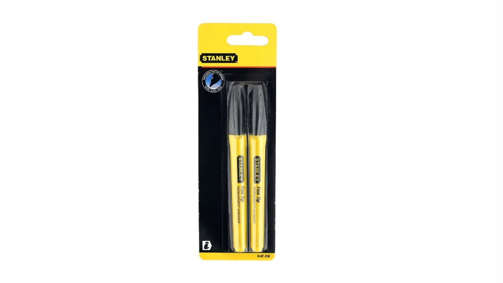Crni flomaster sa tankim vrhom, set 2 kom 0-47-316 Stanley