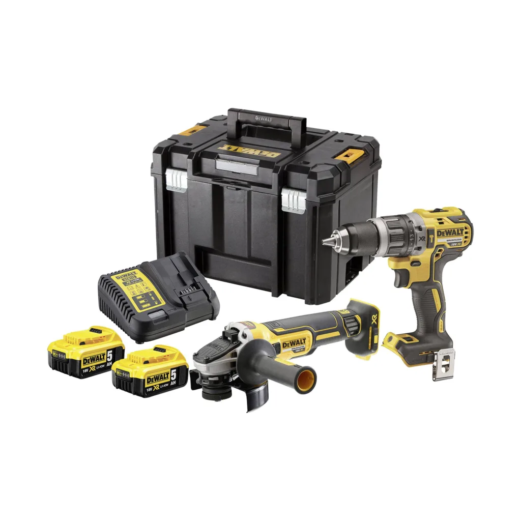 Aku set (bušilica + brusilica) 18V DCK2080P2T DeWalt